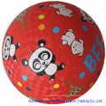 Red Color 8.5 Inch Rubber Playground Balls